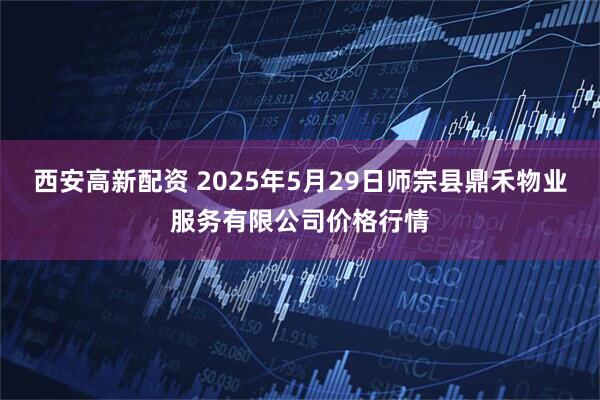 西安高新配资 2025年5月29日师宗县鼎禾物业服务有限公司价格行情